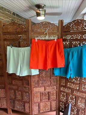Xersion men's Bright Athletic Beach Shorts. Size XL 3 Pair